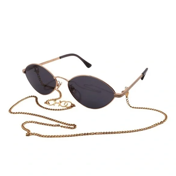 ❗️SOLD❗️Jimmy Choo Sonny/S sunglasses with chain - Picture 1 of 4